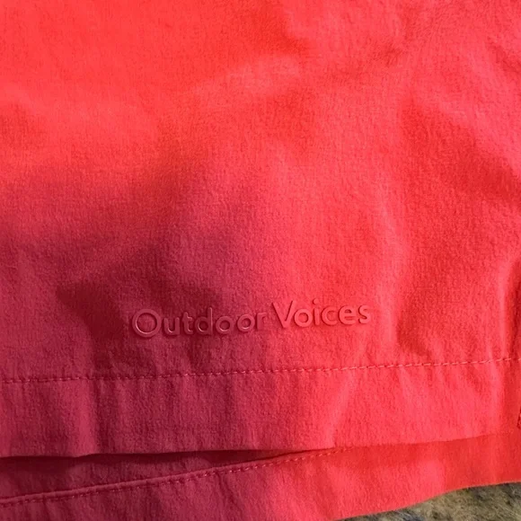 Outdoor Voices Doing Things Shorts Medium Orange/Red - Picture 3 of 5